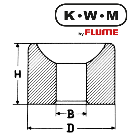 KWM-press-fit bearings brass L86, hole Ø 0.30 outside Ø 1.80 height 1.90 mm, capacity 20.00 Unit