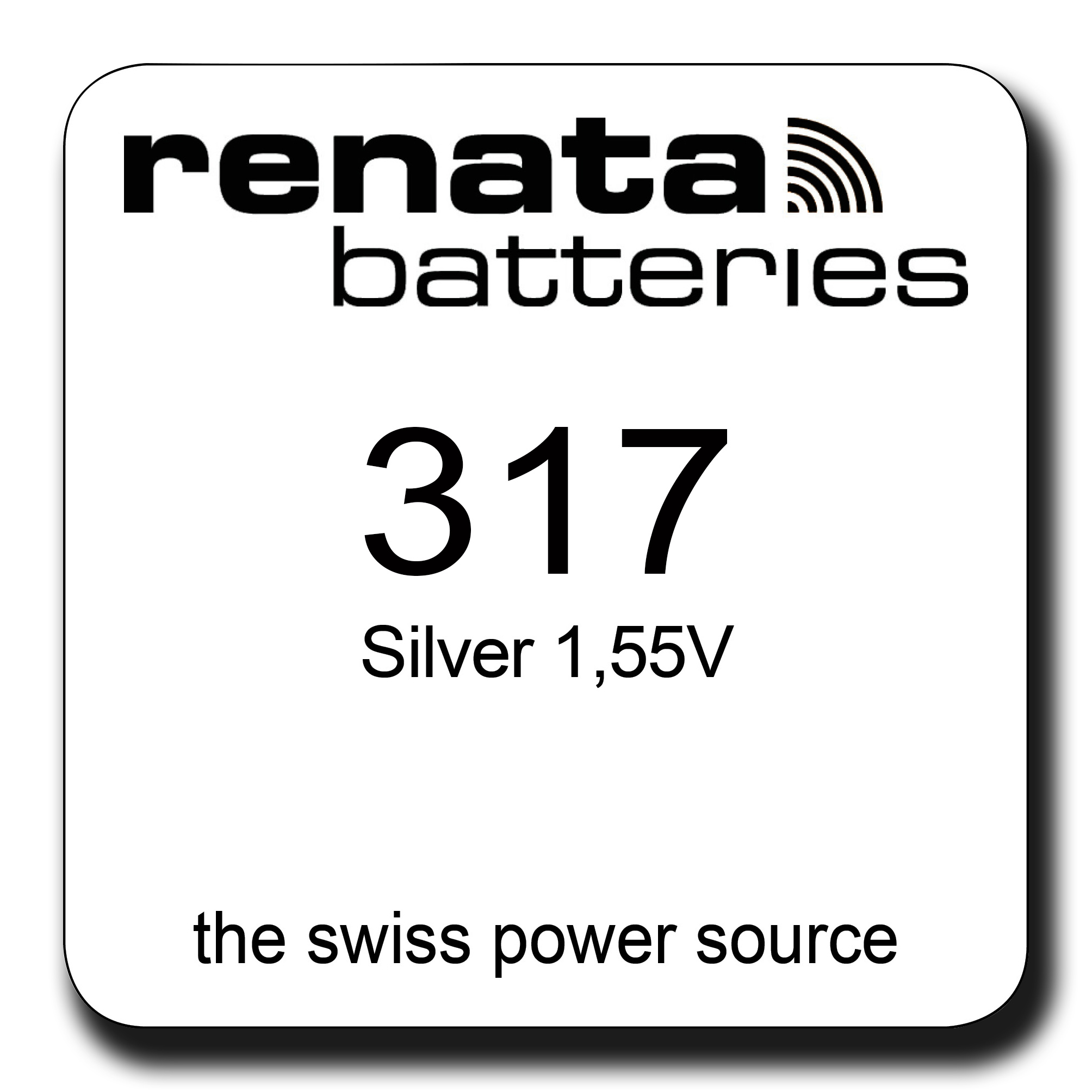 Renata 317 button cell