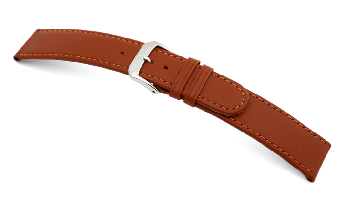 Lederband Louisville 12mm cognac glatt