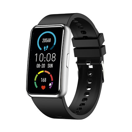 Atlanta 9720/7 Tracker fitness - Montre intelligente - argenté-noir