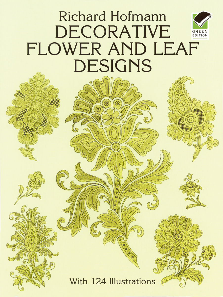 Book Decorative Flowers and Leaf Designs