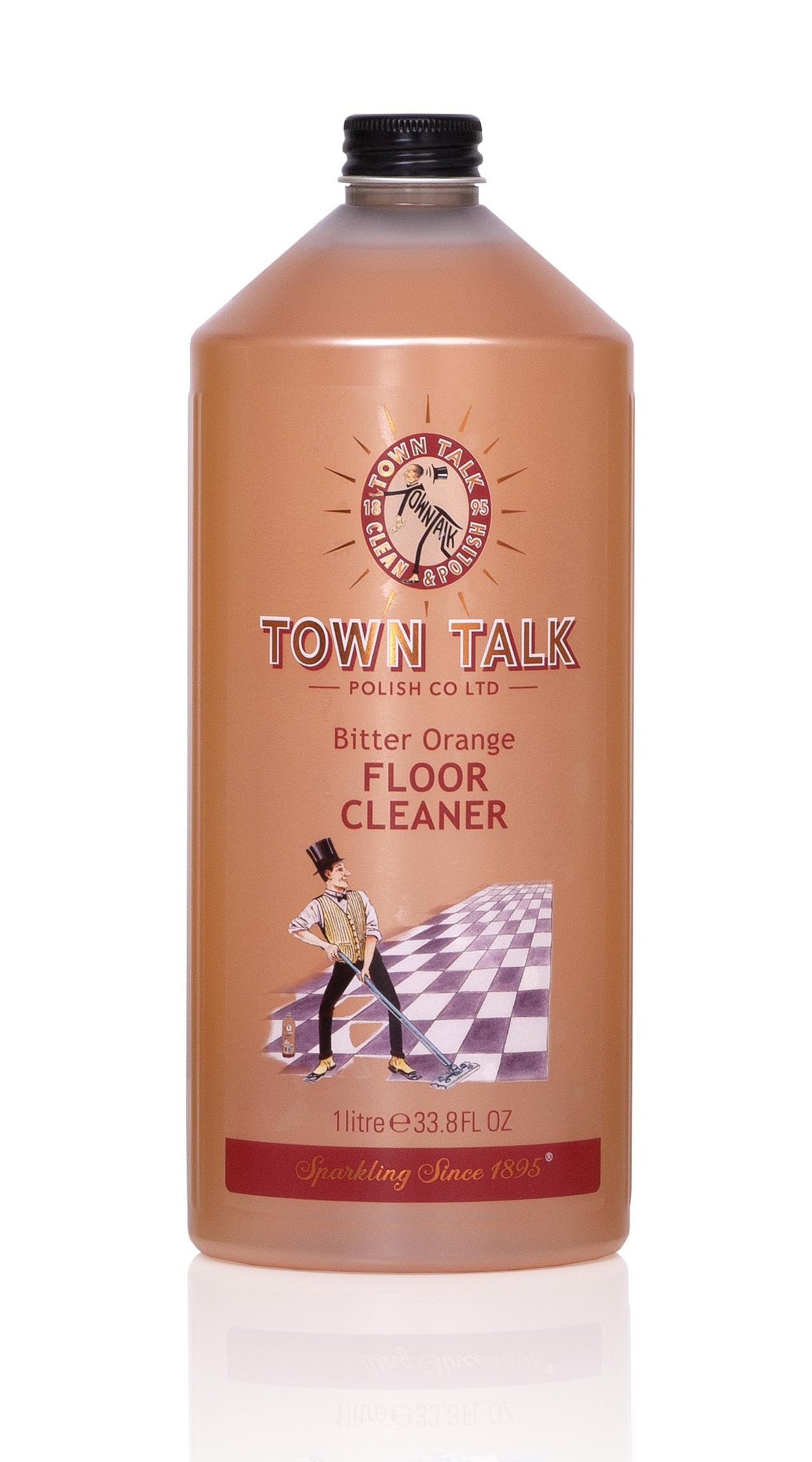 Mr Town Talk floor cleaner, bitter orange, 1 litre