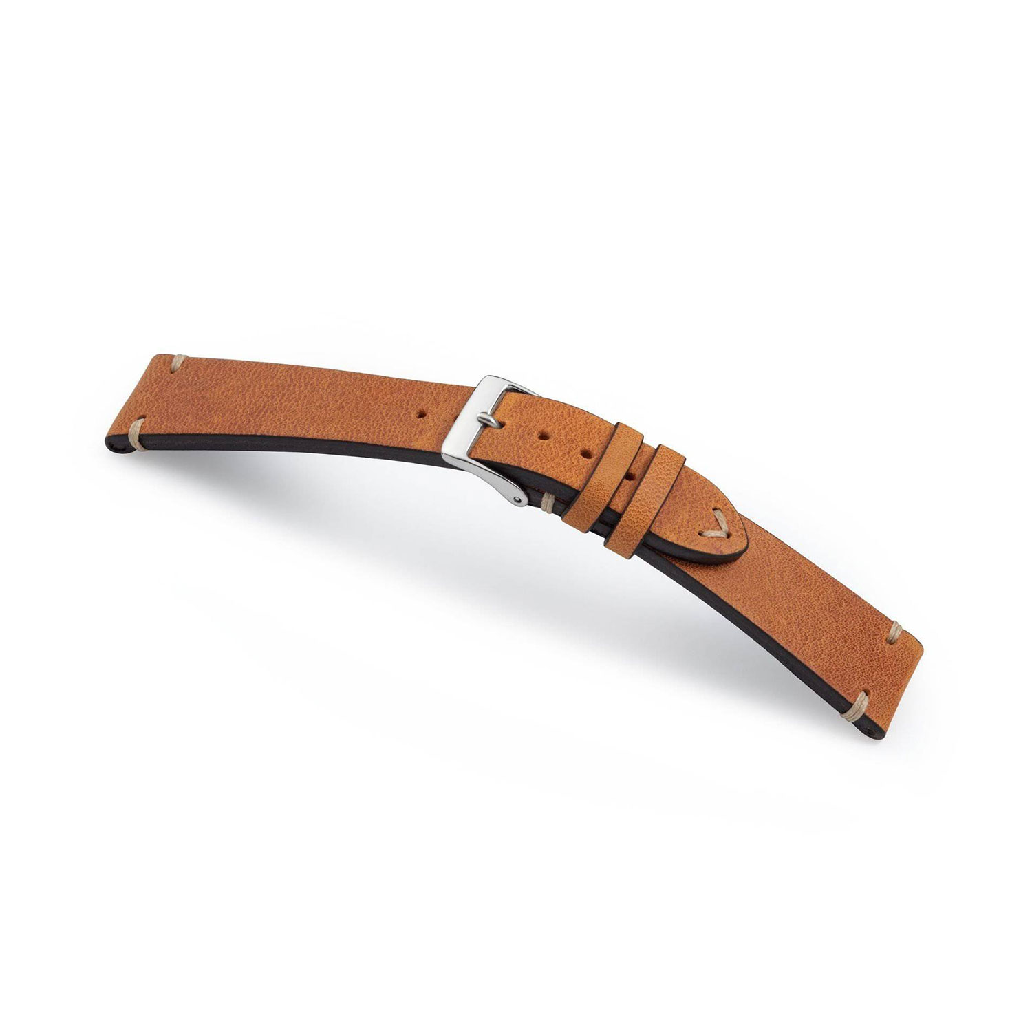 Manufakturwerk leather strap Uhlenhorst cognac 18/16