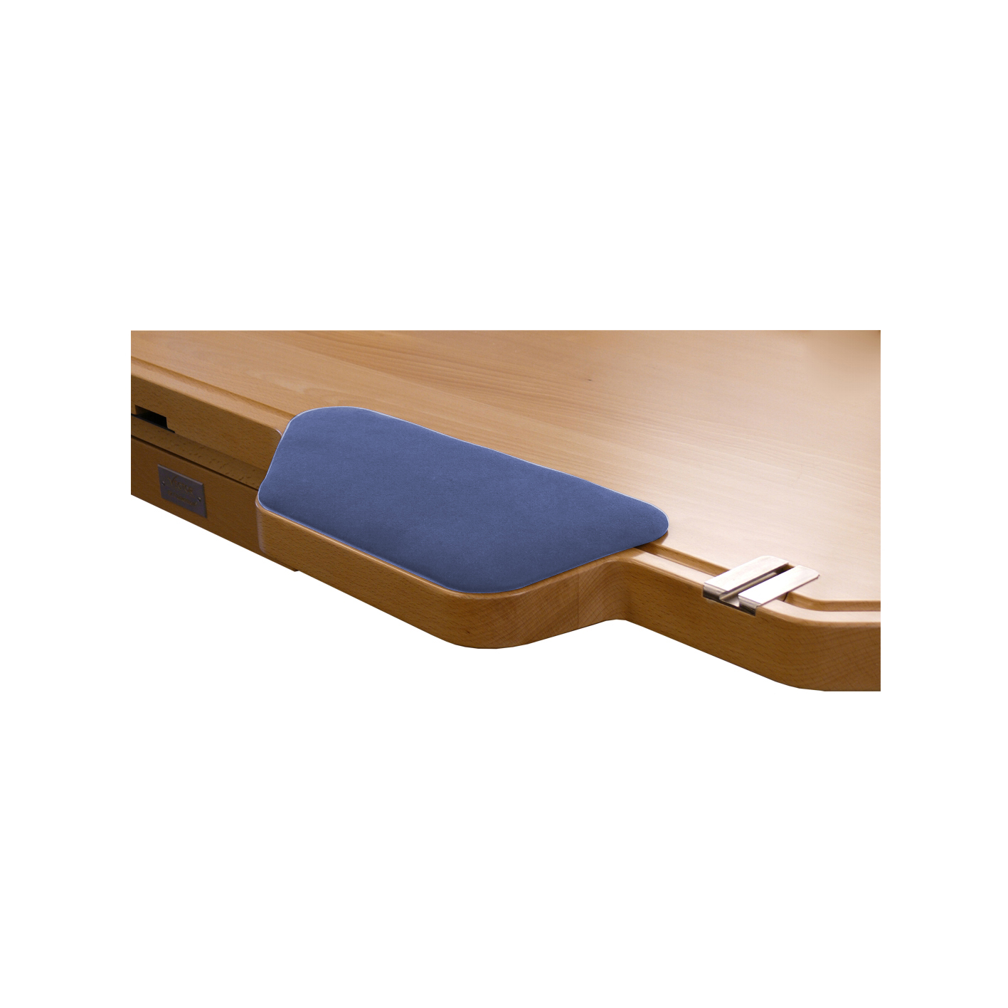 Amaretta support, padded, dark blue for fixed armrest Vector