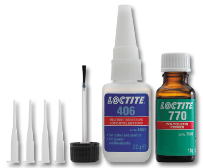 2-component adhesive polyolefin adhesive set 406/770 Loctite