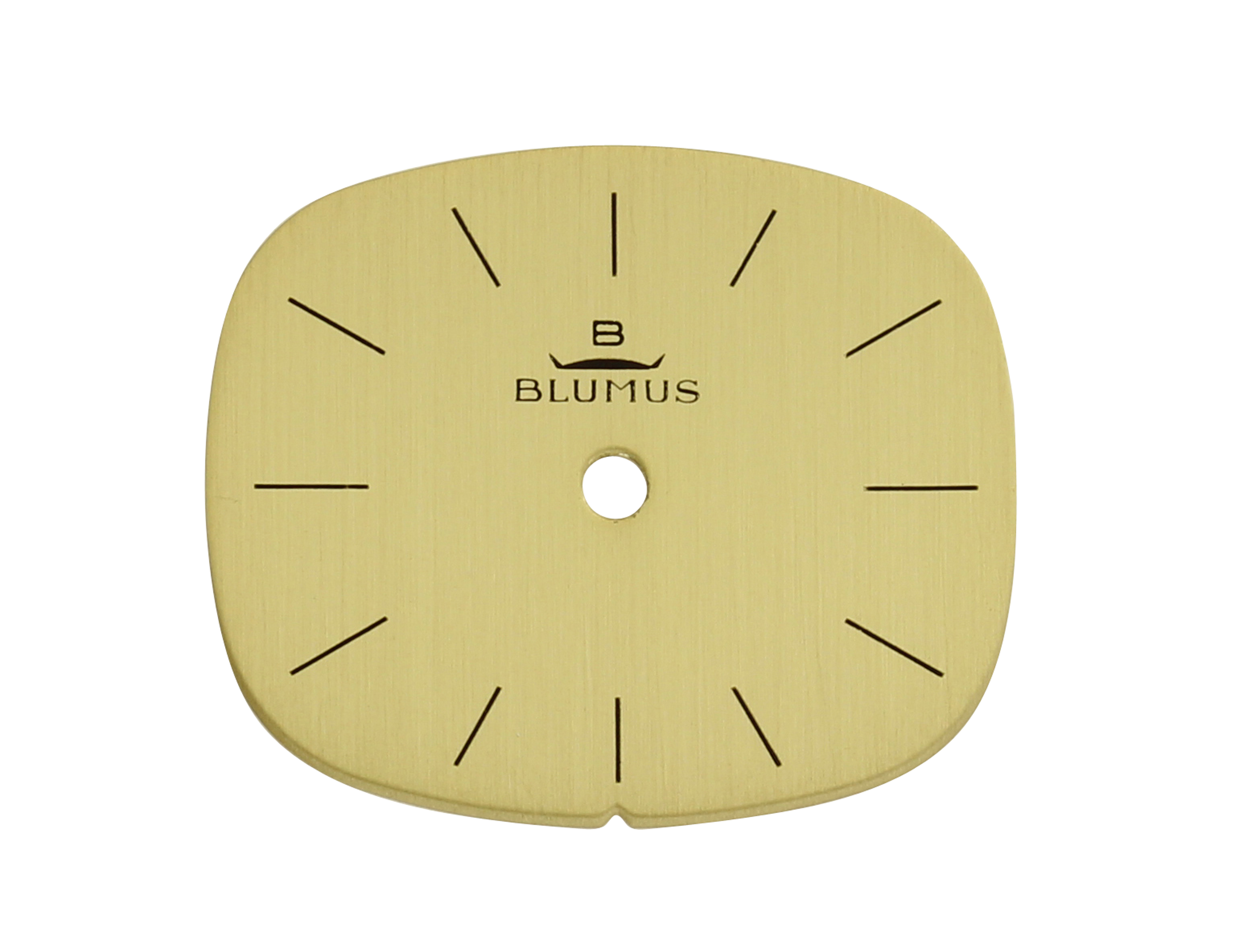 Dial AS 1977 yellow BalKenform B. 20mm x H. 17mm