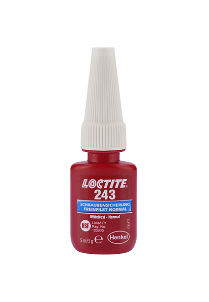 Screw and bearing adhesive 243 Loctite 5g