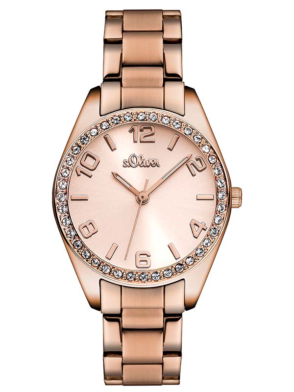 s.Oliver Edelstahlband roségold SO-2903-MQ