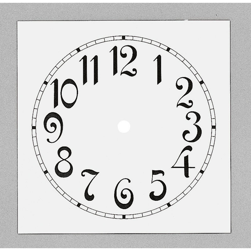 Dial arabic numerals Ø 220 x 220 mm