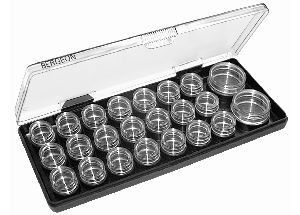 Bergeon jewelry box with 23 storage tins