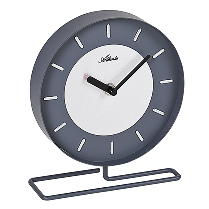 Atlanta 3115/4 table clock gray