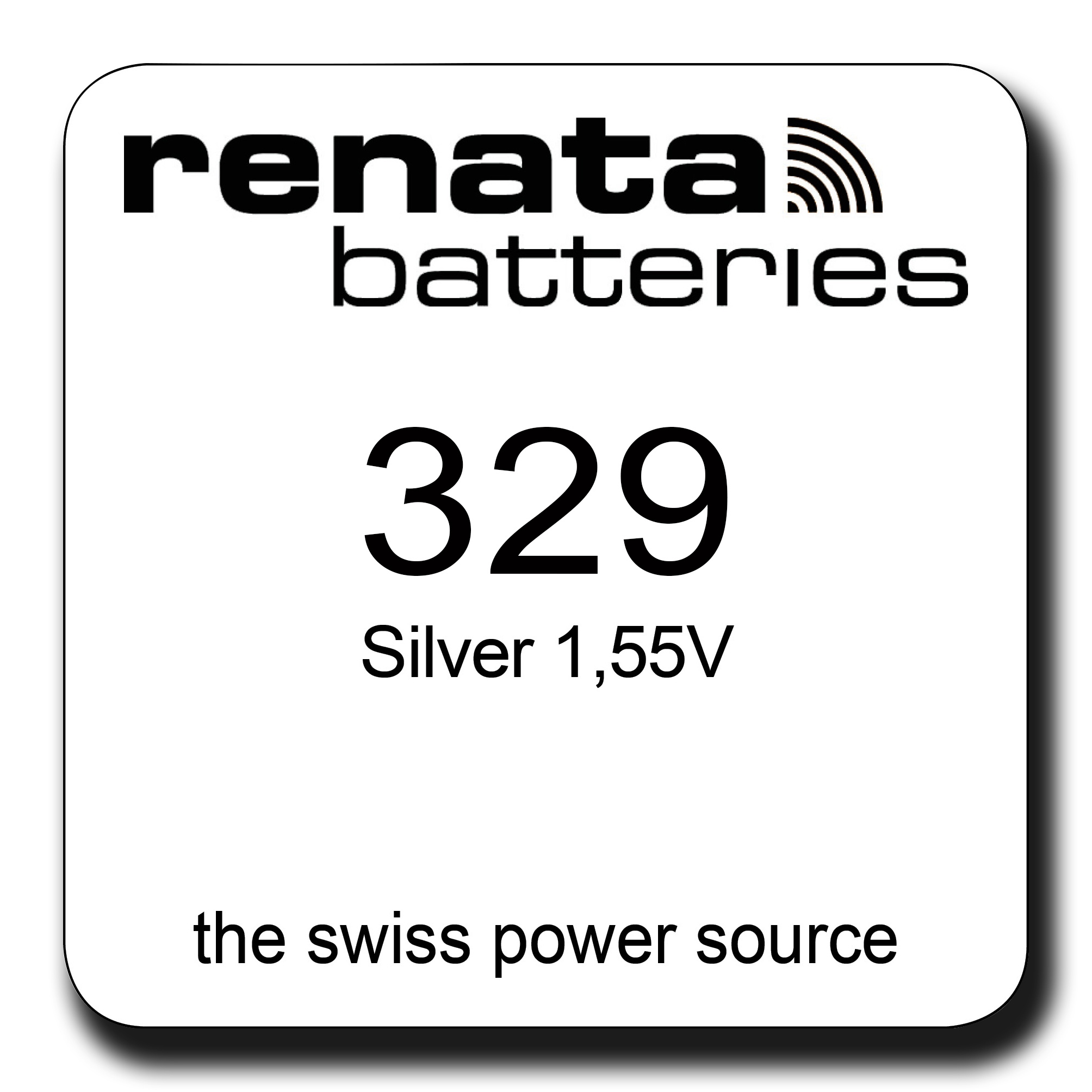 Renata 329 button cell