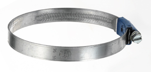 Hose clamp for PVC spiral hose