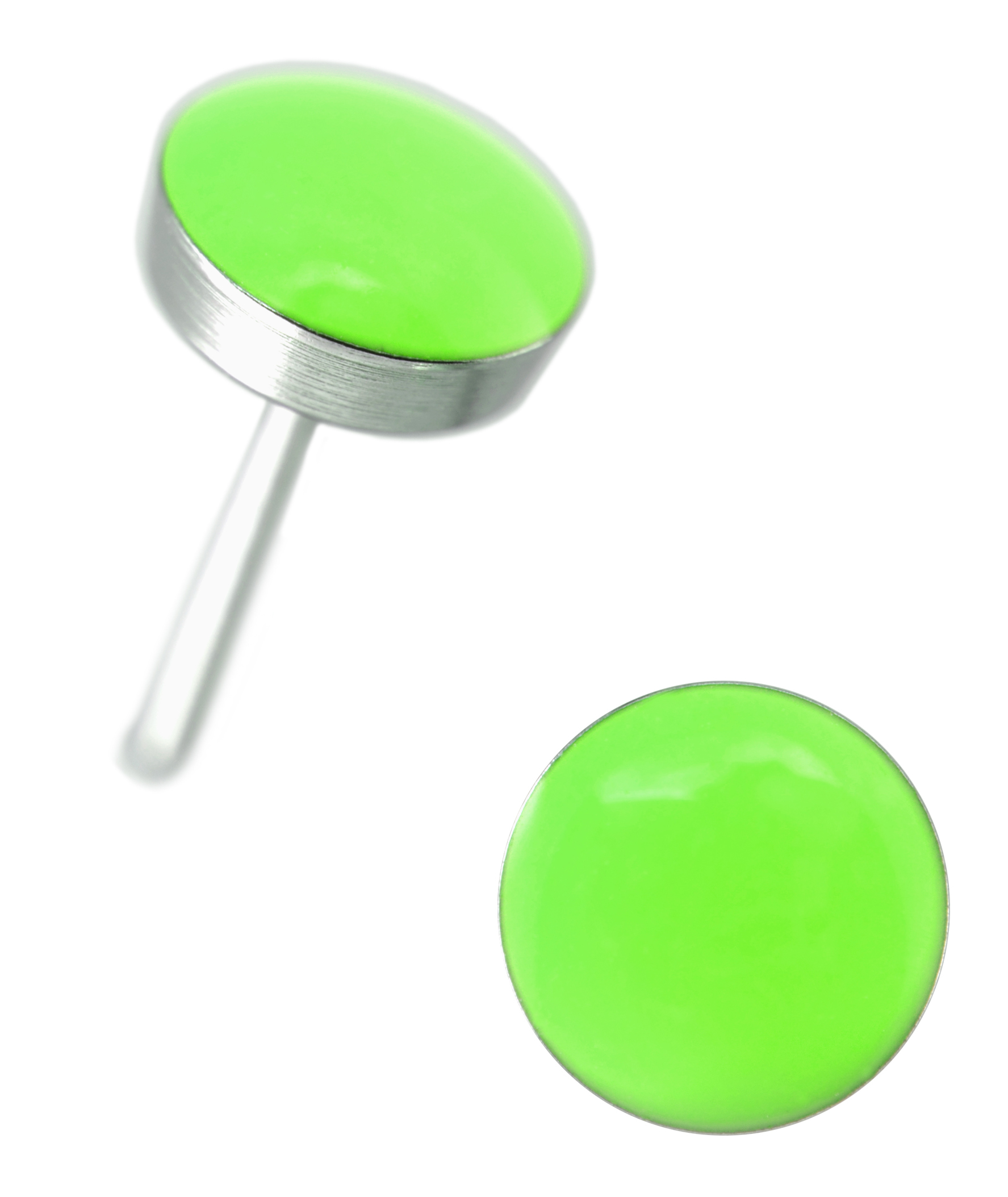 Ear Piercing System 75 novelty design, neon green