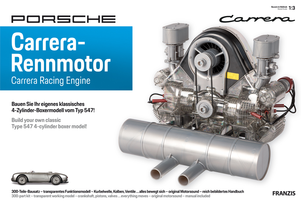 Experimental Kit Porsche Carrera racing engine