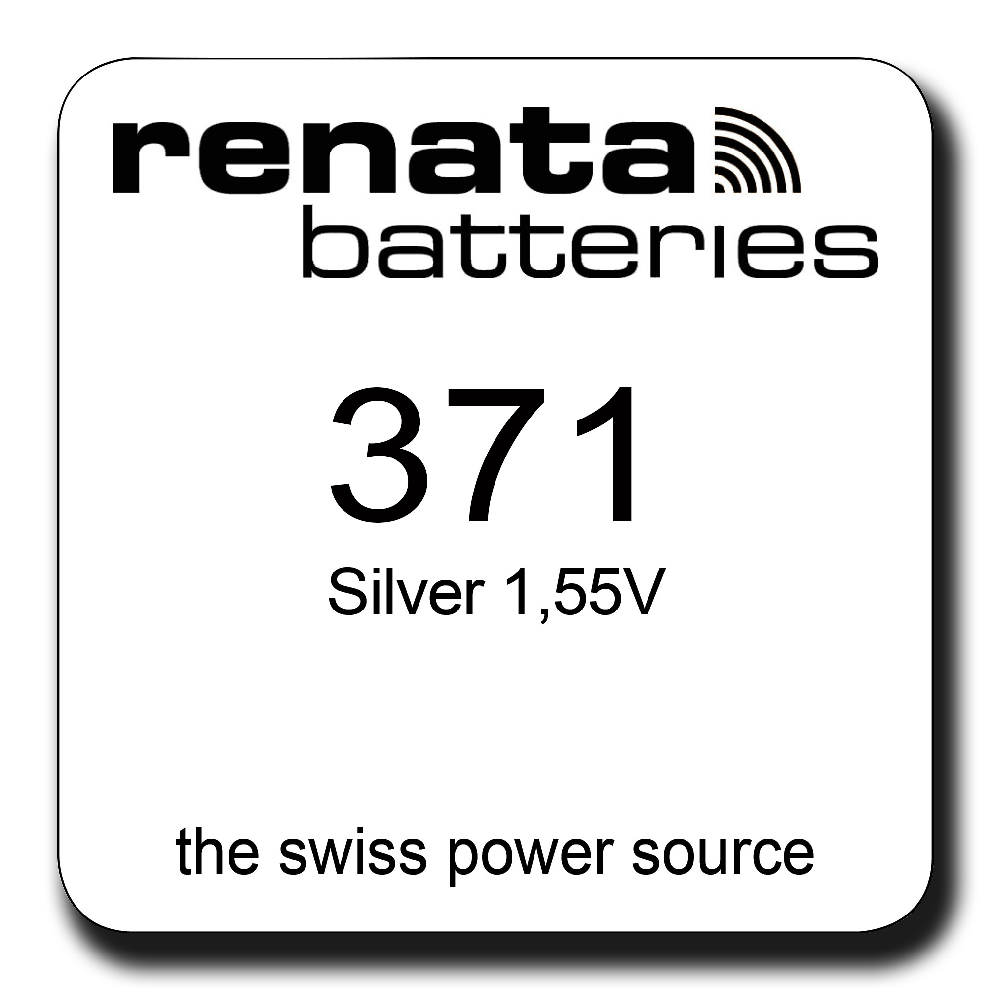 Renata 371 button cell