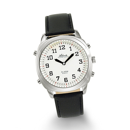 Atlanta 8908/19 silver talking watch