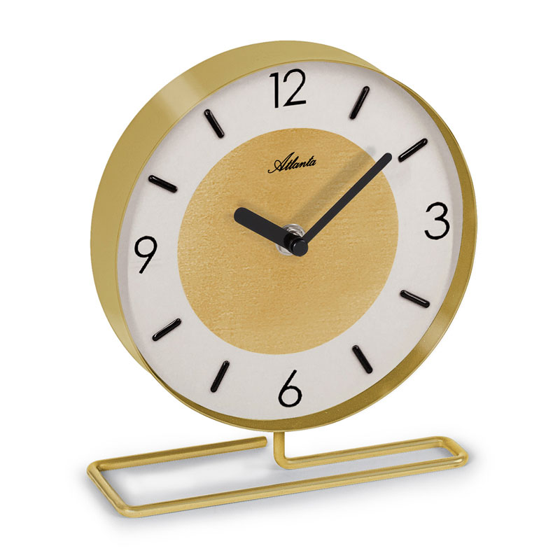 Atlanta 3115/9 Quartz table clock gold