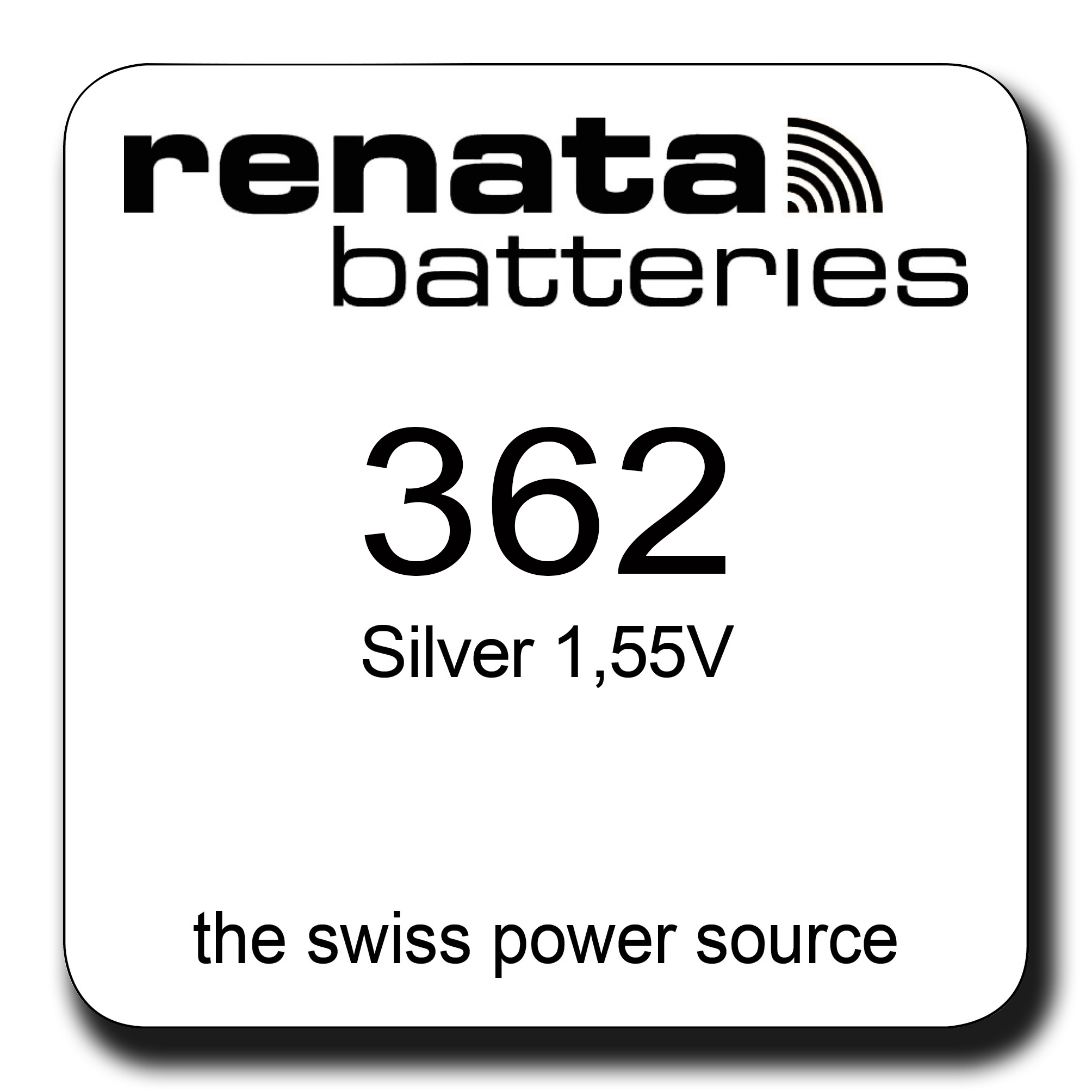 Renata 362 button cell