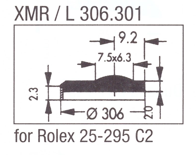 Glass XMR/L 306.301 Mineral