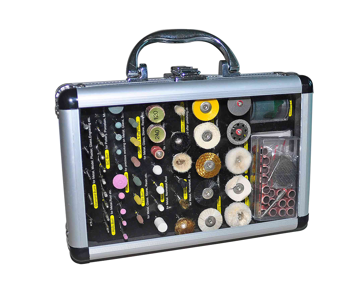 Tool case - polishing, grinding, cutting - 100 pieces