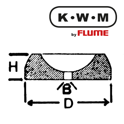 KWM-Einpresslager Messing KL251, B 0,35-H 0,40-D 1,22 mm