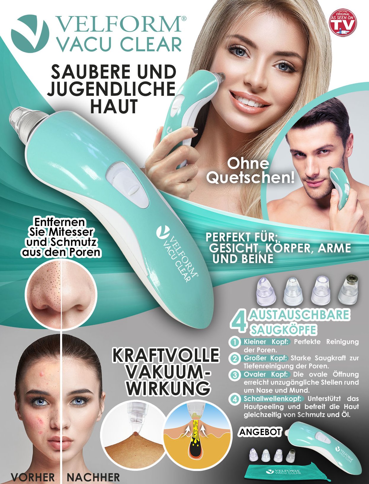 Vacu Clear - saubere und jugendliche Haut