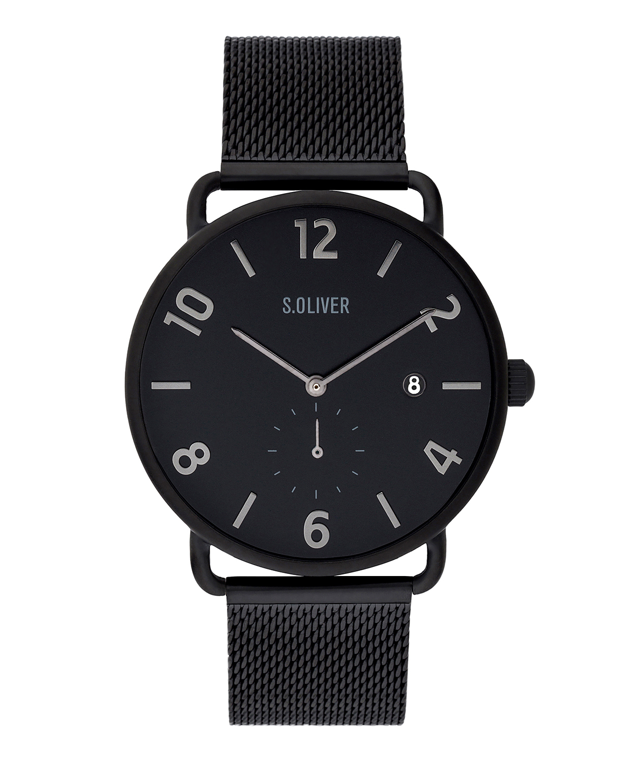 s.Oliver SO-3717-MQ stainless steel strap black