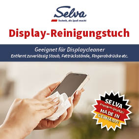 Reinigungstuch für Displays und Displaycleaner