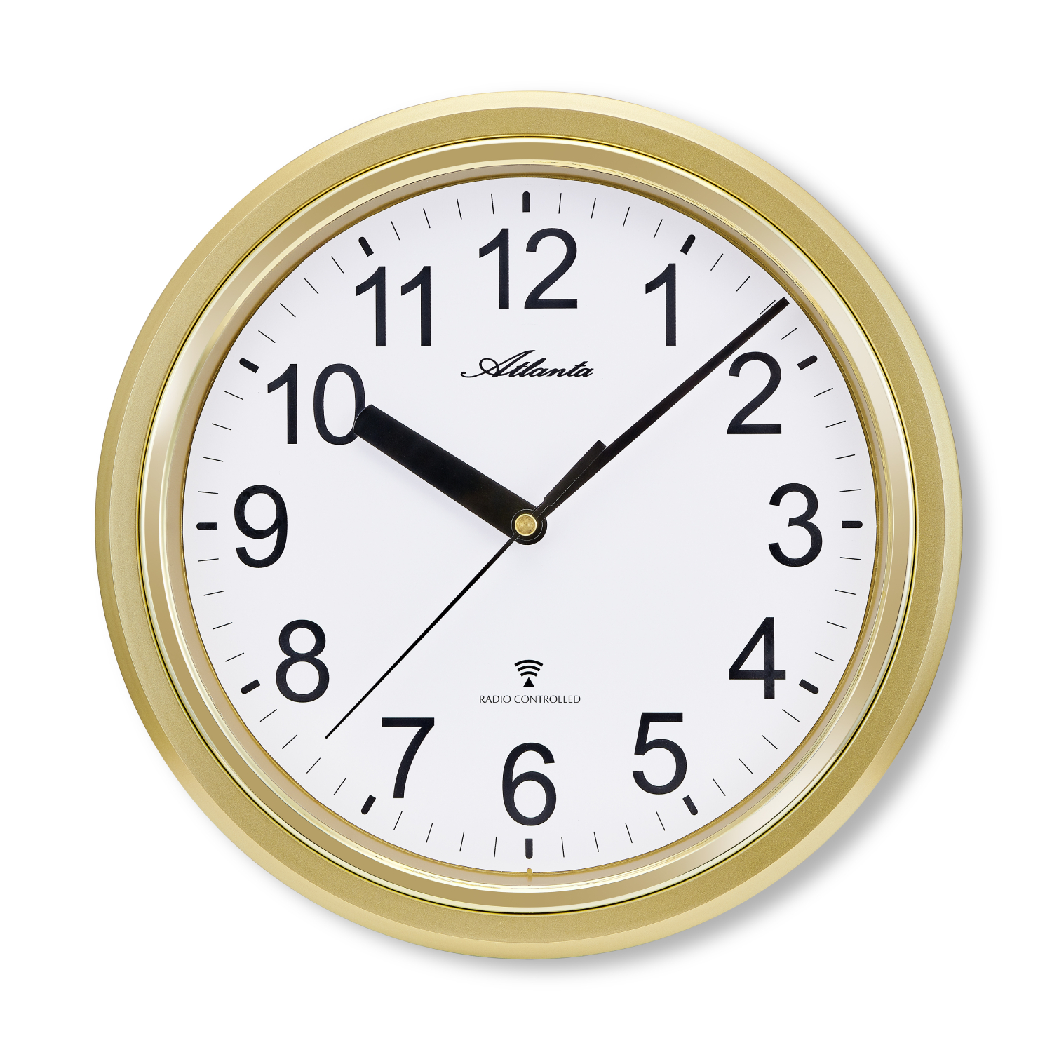 Atlanta 4522/9 quartz wall clock gold