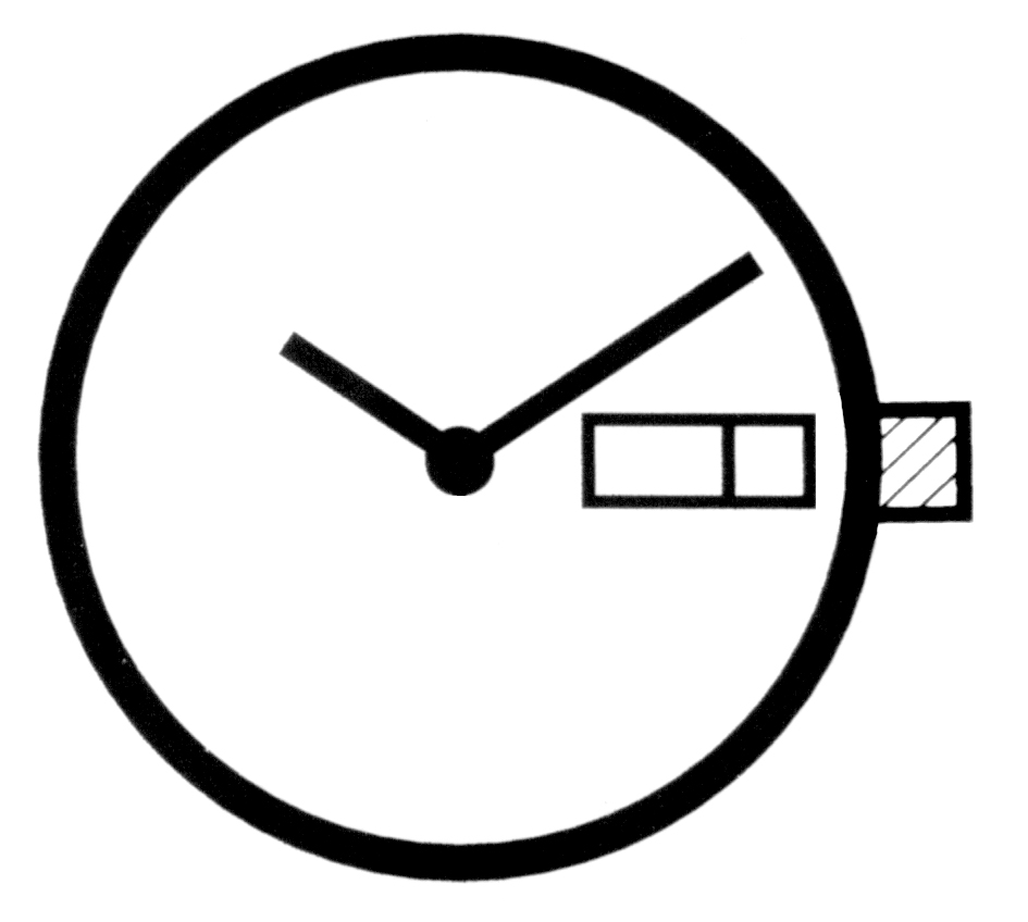 Kleinuhrwerk Quarz Ronda 517, Std.-H 1,75 SC, Tag-Datum 3