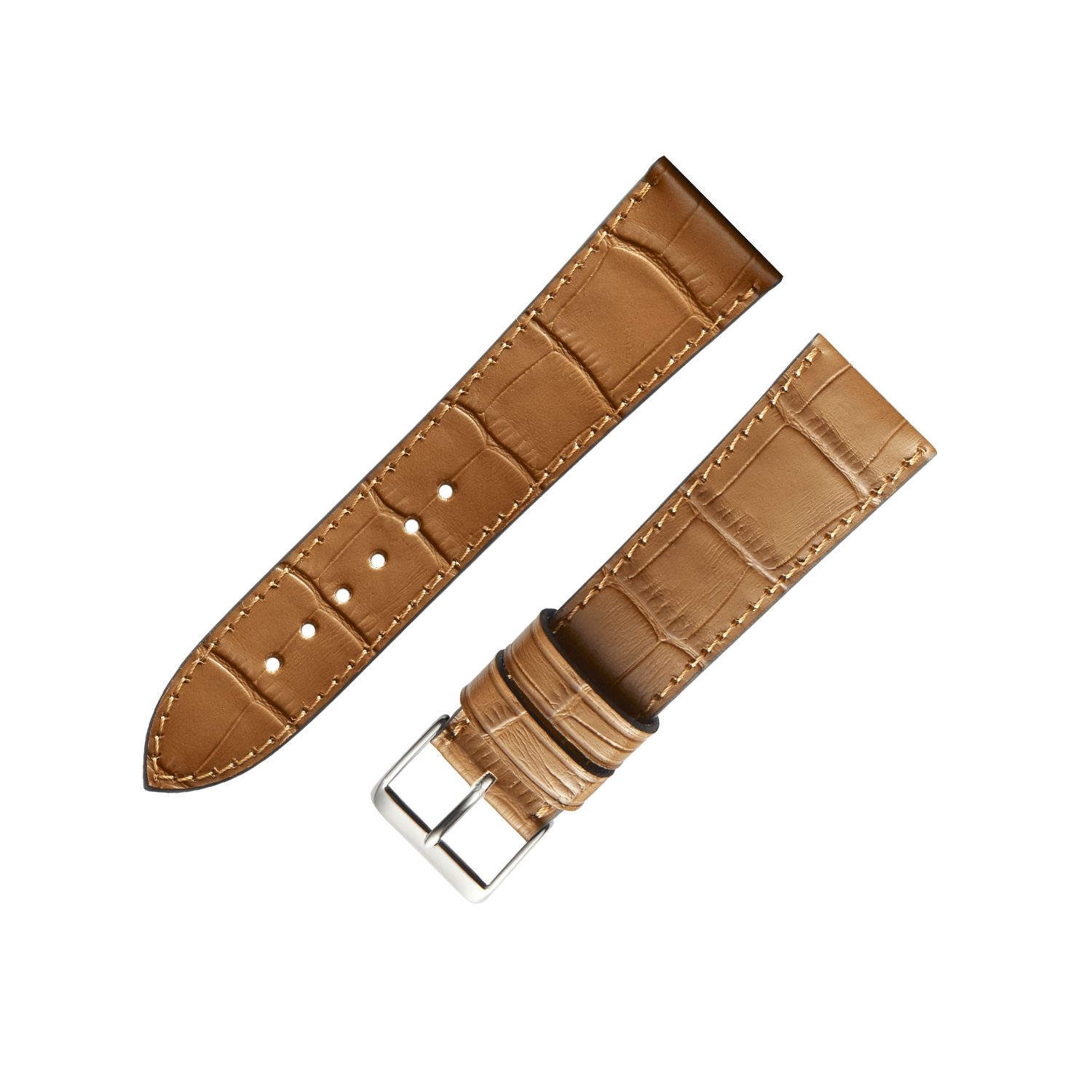 Manufakturwerk leather strap Rothenbaum cognac 22/20