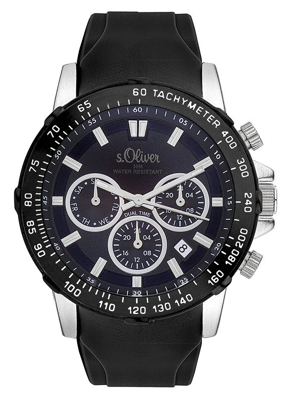 s.Oliver Silikon schwarz SO-3489-PM