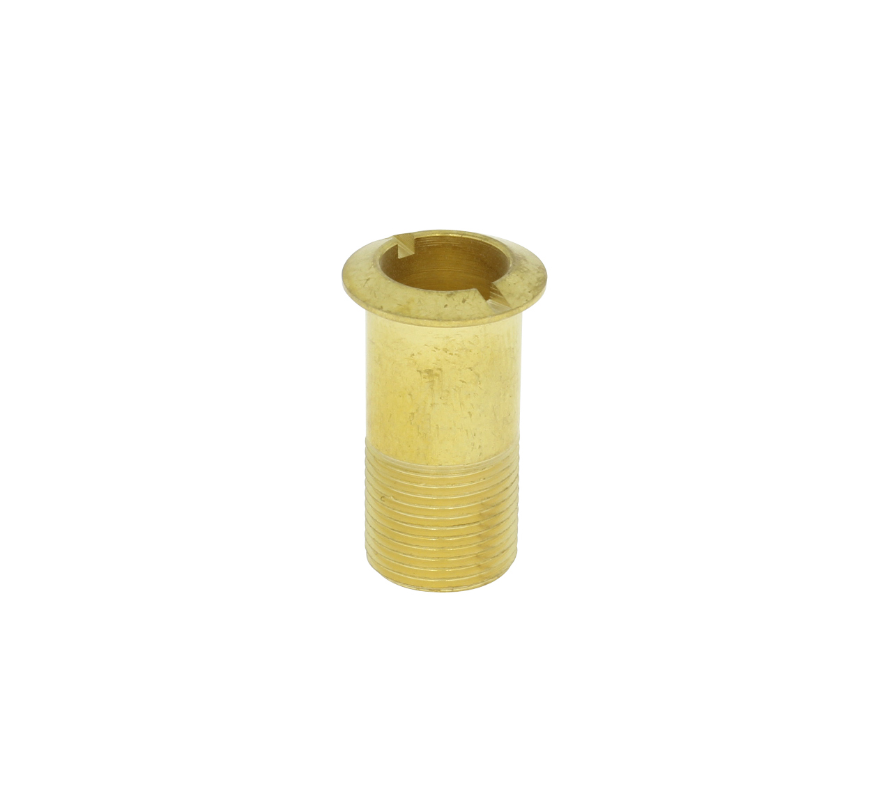 Central screw m10 x 0.75 yellow, long, 20.0mm