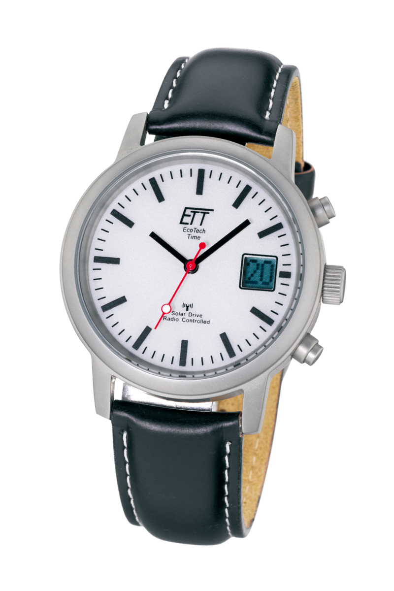 Eco Tech Time Solar Drive Funk Basic Herrenuhr - EGS-11185-11L