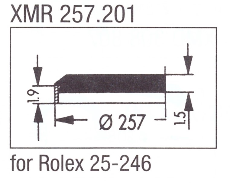 Glass XMR 257.201 Mineral