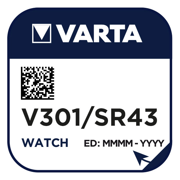 Varta 301 button cell