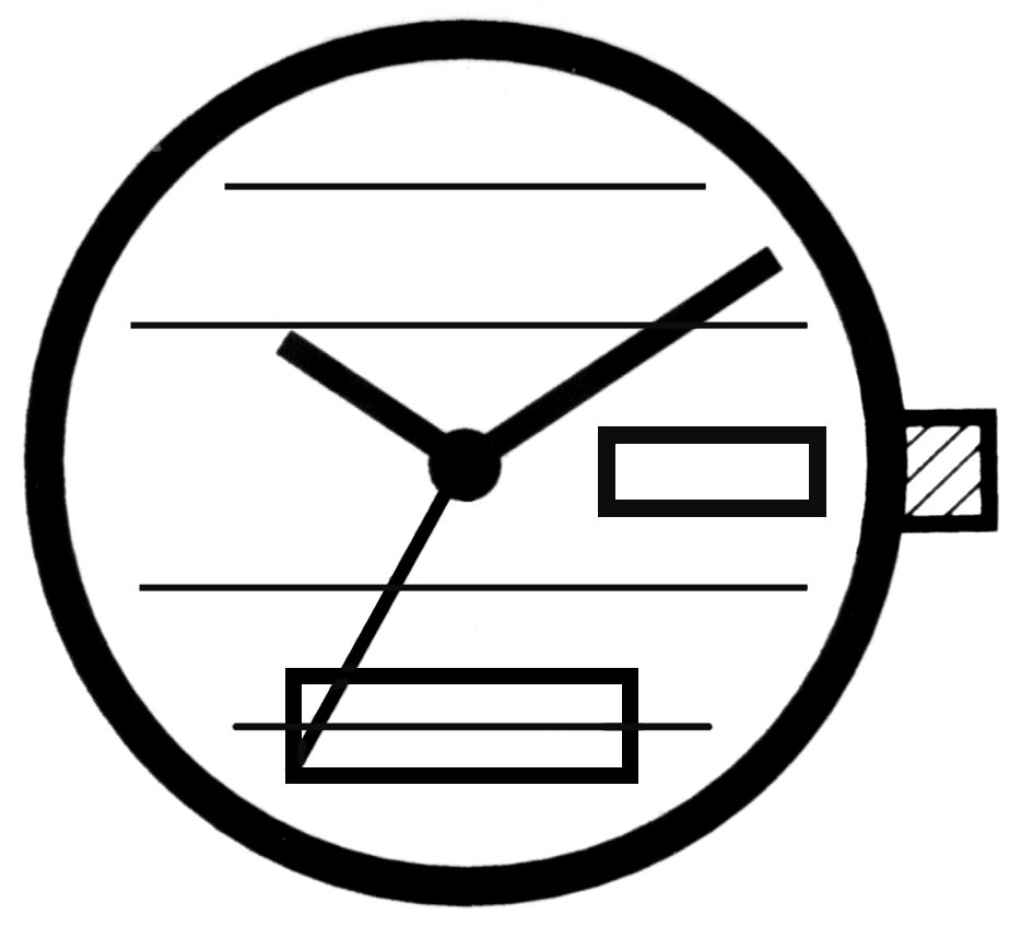 Watch movement quartz Citizen C605A SC, LCD 3, LCD 6, solar