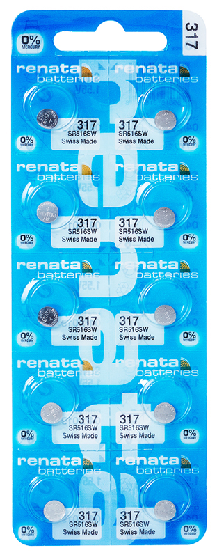 Renata 317 Knopfzelle Multipack