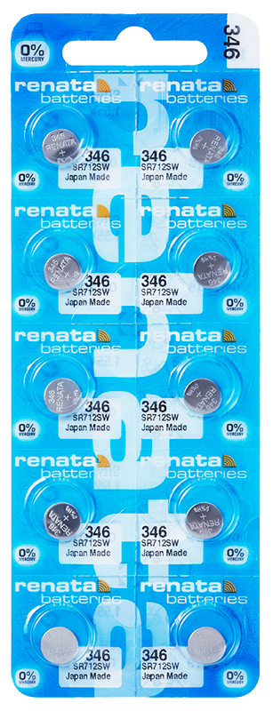 Renata 346 Knopfzelle Multipack