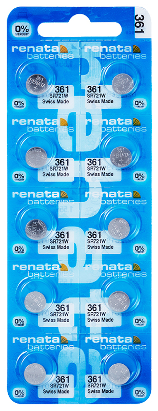 Renata 361 button cell multi pack