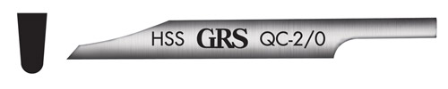 Graver, HSS, flat, 0.20mm GRS