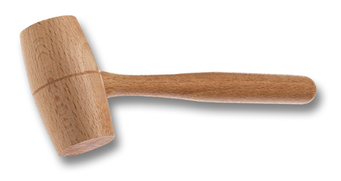 wooden mallet