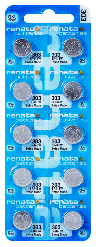 Renata 303 Knopfzelle Multipack