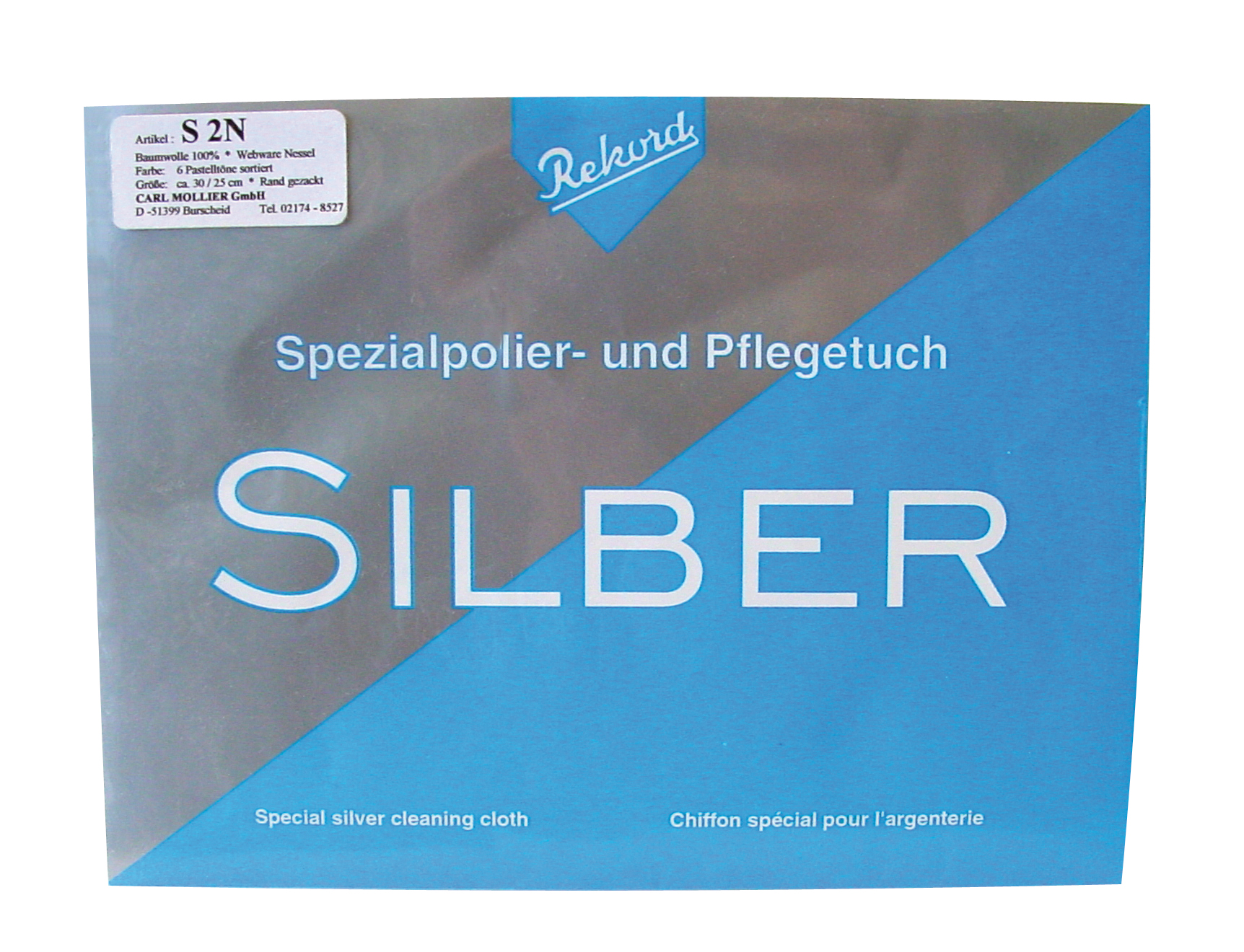 Silber-Polier- und Pflegetuch Rekord