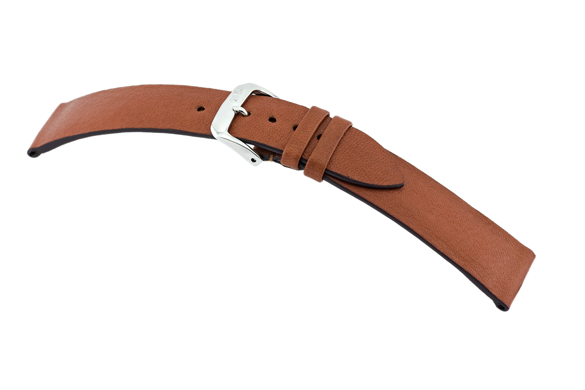 Leather strap Tulsa 16 mm cognac