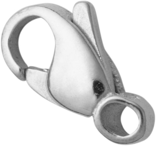 Carabiner curved gold 333/-Wg 9,00mm cast