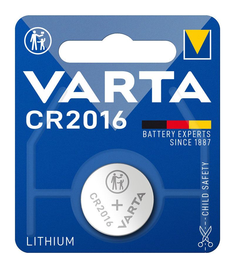 Varta 2016 Lithium Knopfzelle