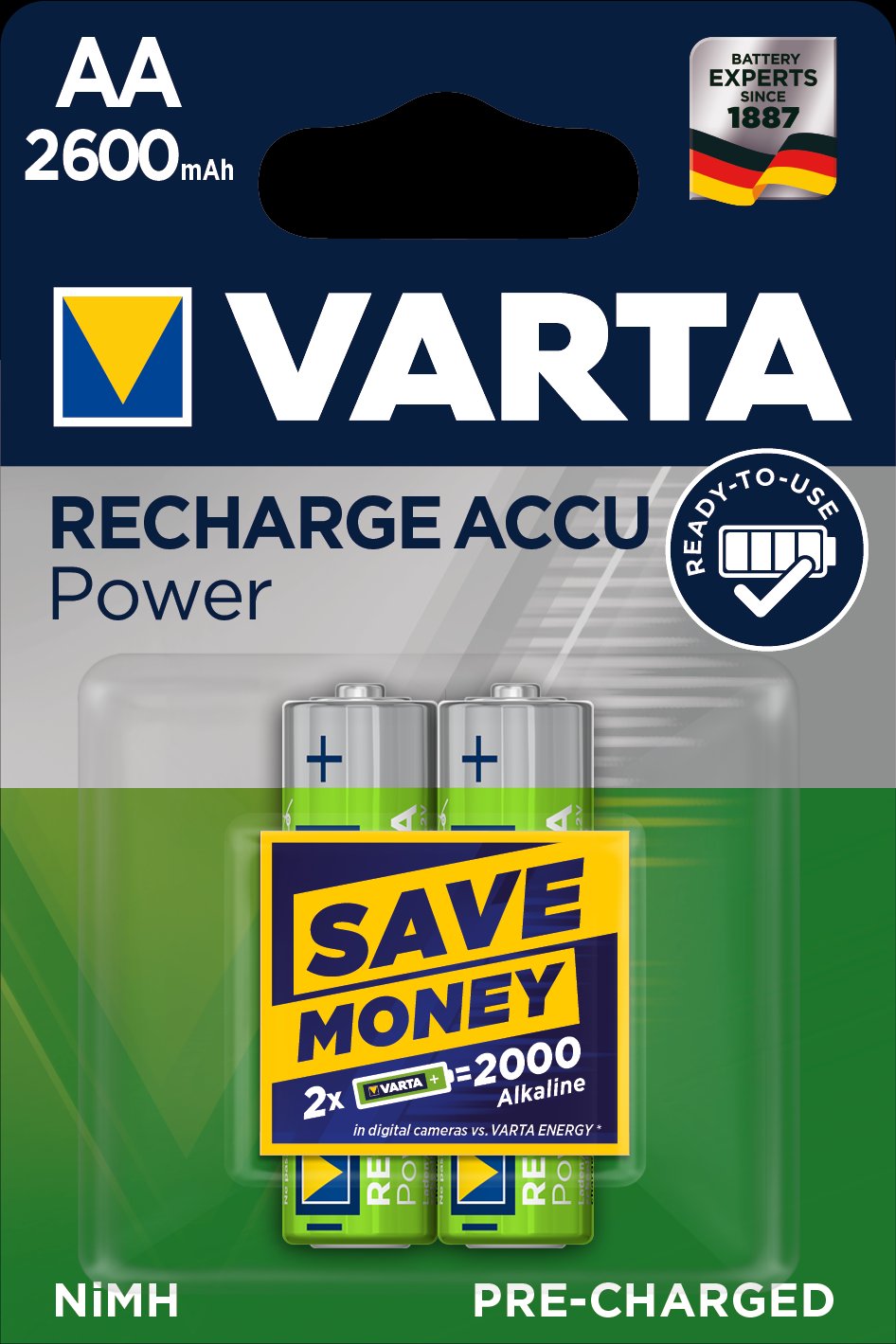 Varta 5716 rechargeable battery