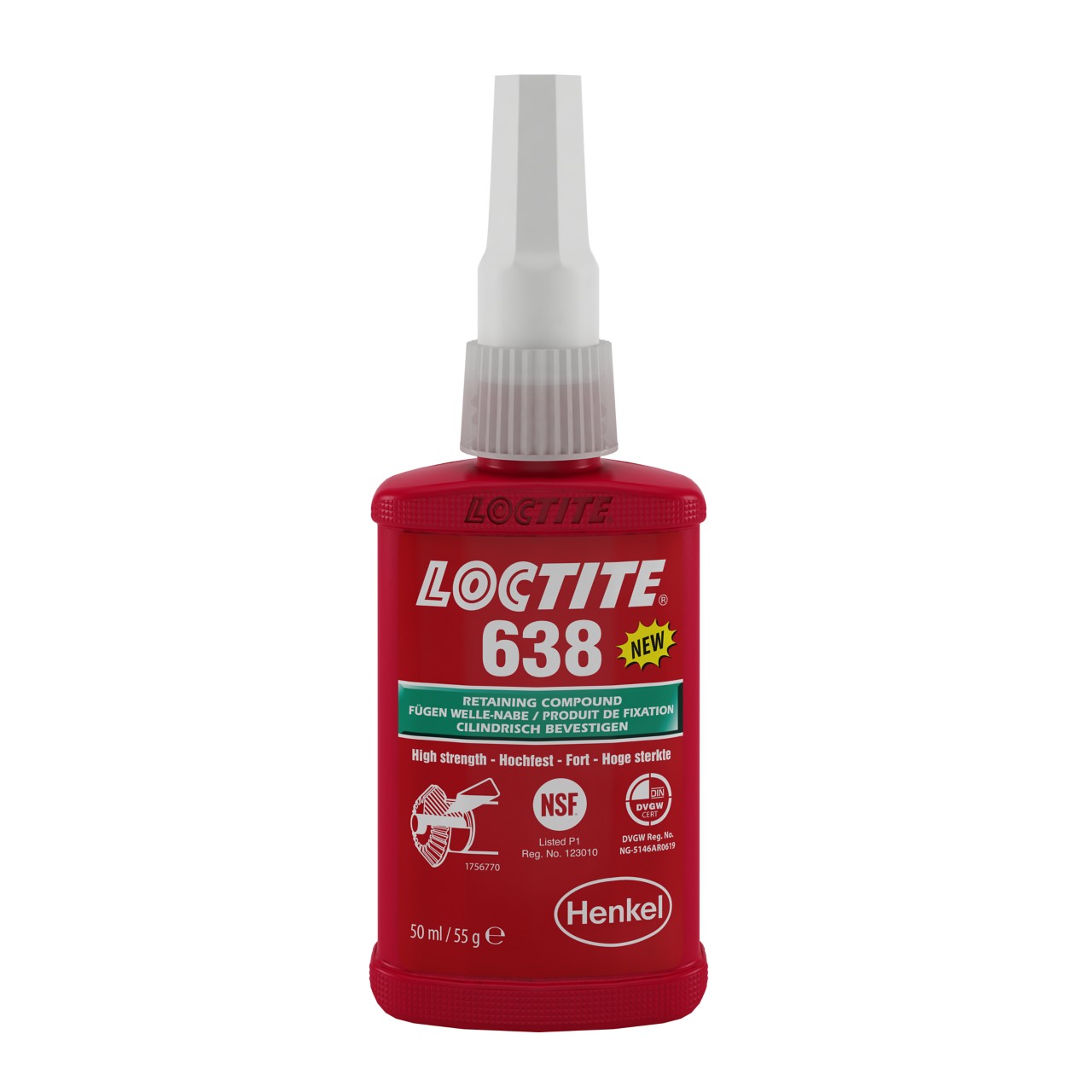 Retaining adhesive LOCTITE 638, 10ml